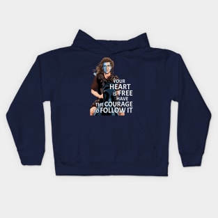 WILLIAM WALLACE Courage Kids Hoodie